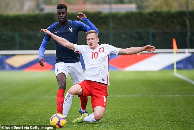The 21-year-old represented France at every youth level and made his senior bow in September