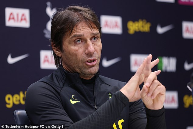 Conte claimed that it was 'crazy' to read that Tottenham are contenders for the Premier League