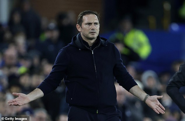 There were calls for Lampard to be sacked after the game amid the club's poor form