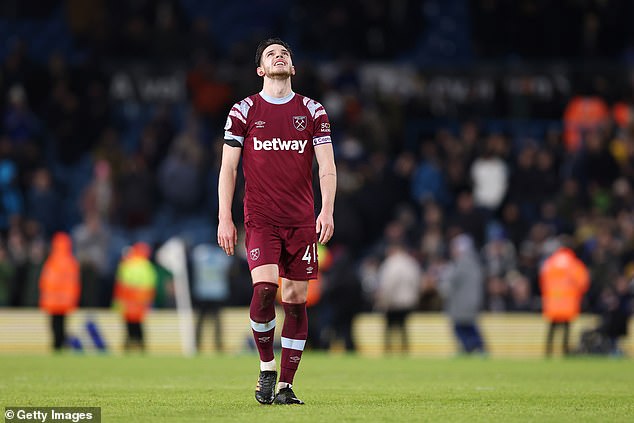 The Hammers are yet to win a game since returning to action after the World Cup break