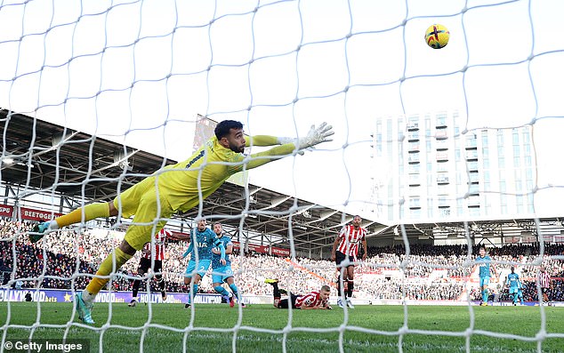 Raya has shone in a Brentford side that have impressed in the Premier League under Thomas Frank in the last two years