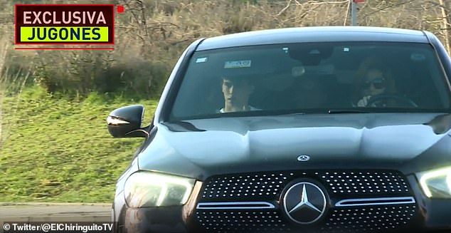 Felix was filmed leaving Atletico Madrid's training ground on Monday ahead of his loan move