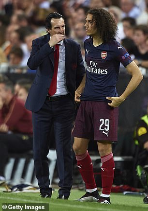 Guendouzi was signed by Emery for Arsenal in 2018 from Lorient