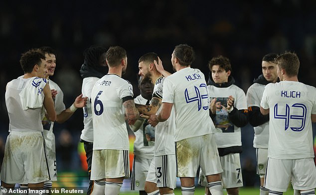 Klich's Leeds teammates paid tribute to him after the team drew 2-2 with West Ham last week