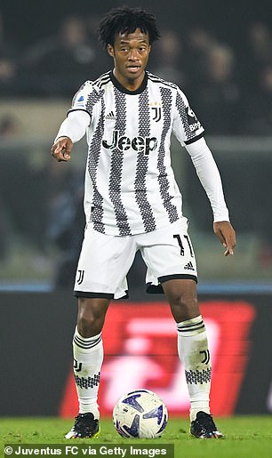 Juventus are ready to release Juan Cuadrado when his deal expires in the summer