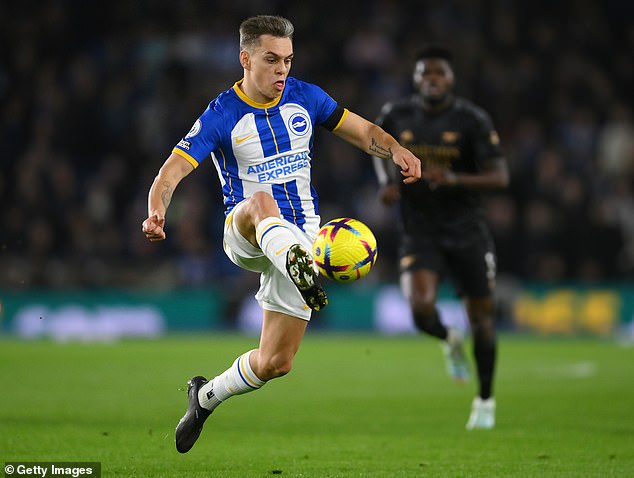 The Brighton boss revealed he has dropped the forward for Saturday's clash with Liverpool