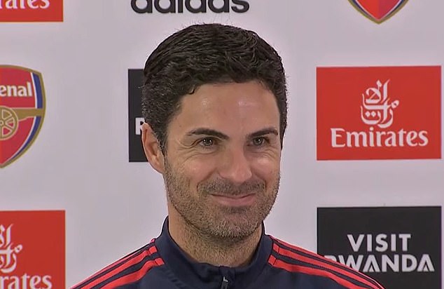 Arsenal fans hoped had been raised by Mikel Arteta's reaction when asked about Mudryk