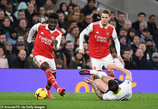 Only star pair Bukayo Saka and Martin Odegaard have played more minutes than Trossard