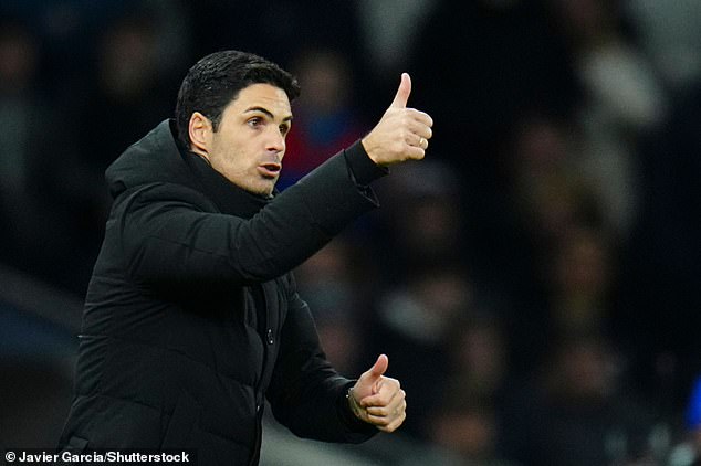 Mikel Arteta's side are five points clear in the Premier League title race but will want to strengthen their position