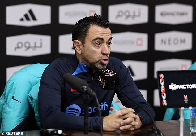 Barcelona, who are managed by Xavi, are in reported talks over a move for the forward