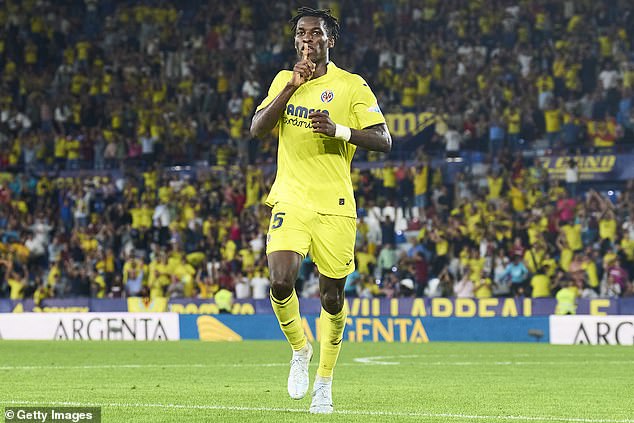 The 21-year-old winger has scored twice in 14 LaLiga appearances this season for Villarreal