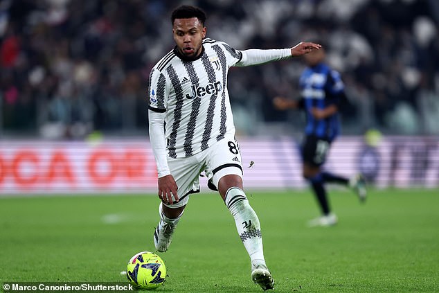 The American midfielder has made 15 appearances for Juventus in the Italian top-flight