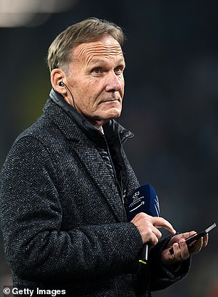 Kehl and CEO Hans-Joachim Watzke (pictured) are hoping to see the teenager extend his contract until 2026
