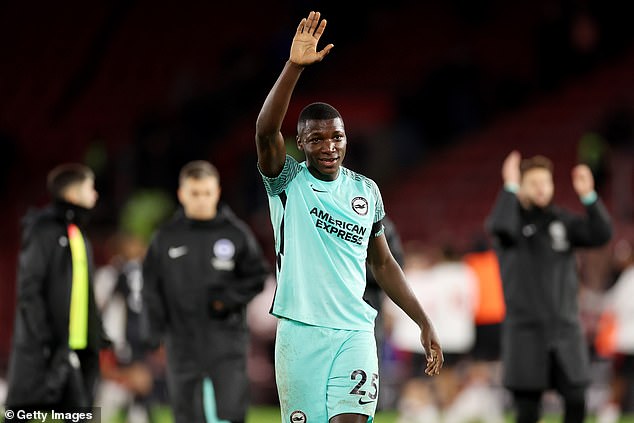 Arsenal have had a £60million for Brighton midfielder Moises Caicedo rejected by the Seagulls