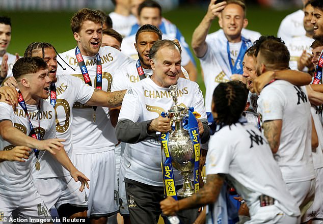 Bielsa took Leeds back into the Premier League for the first time in 16 years in 2019-2020