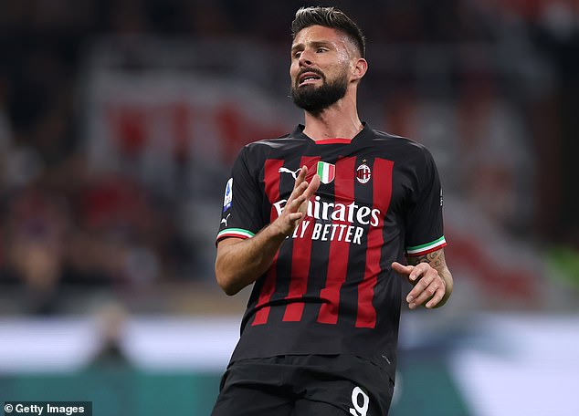 AC Milan and France forward Olivier Giroud is reportedly open to moving to the MLS