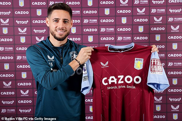 Aston Villa have completed the £13million signing of defender Alex Moreno from Real Betis