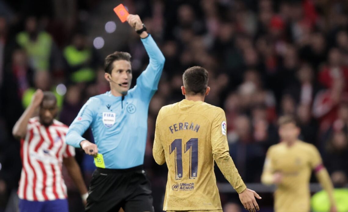 Barcelona launch appeal over Ferran Torres red card