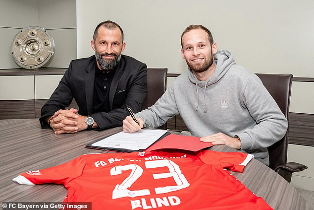 Daley Blind has admitted he may not be first choice after signing for Bayern Munich