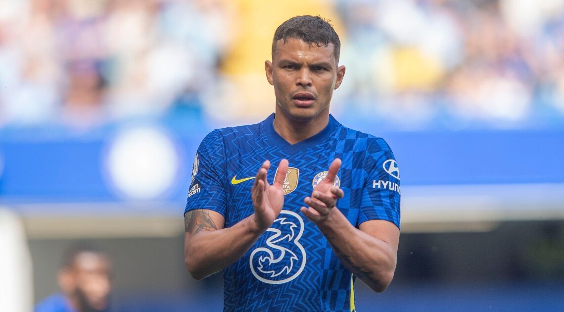Thiago Silva of Chelsea during the Premier League match between Chelsea and Watford at Stamford Bridge. 22 May 2022.