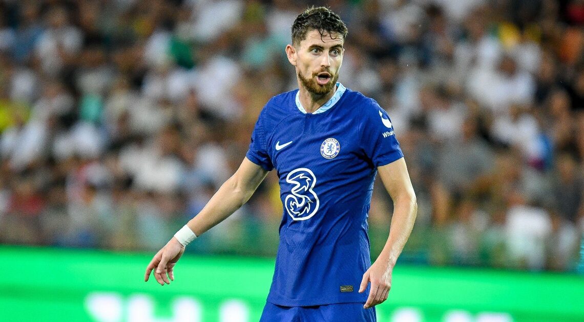 Chelsea's Jorginho portrait during Udinese Calcio vs Chelsea FC, friendly football match in Udine, Italy, July 29 2022