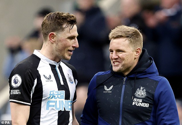 Newcastle boss Eddie Howe has warned the club needs to replace the departing Chris Wood