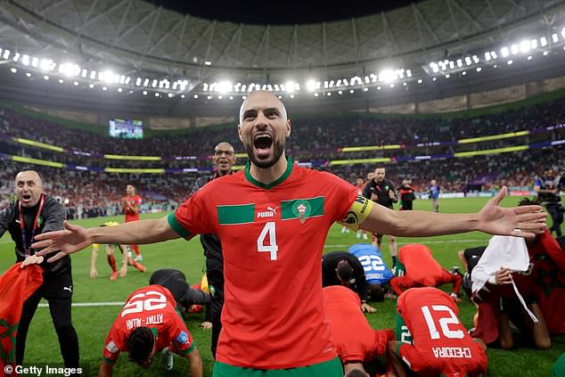 Sofyan Amrabat flourished at the heart of Morocco's midfield at the World Cup