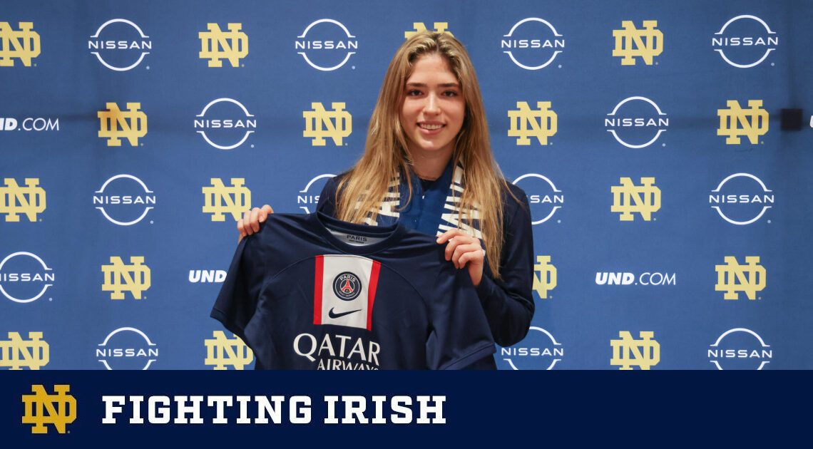 Korbin Albert Signs Pro Contract with PSG – Notre Dame Fighting Irish – Official Athletics Website