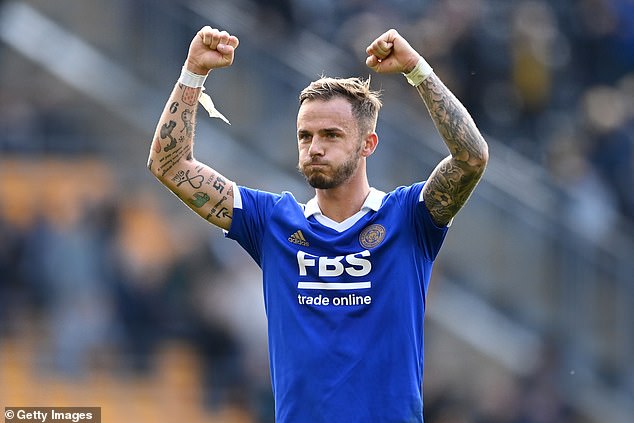 James Maddison is targeting a return to action for Leicester this weekend against Brighton