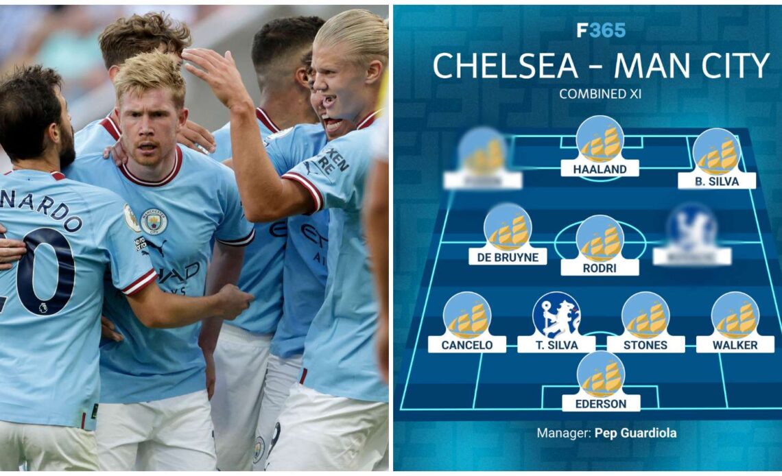 Chelsea - Man City combined XI