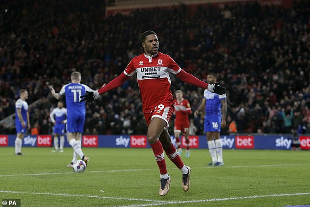 Middlesbrough forward Chuba Akpom is being monitored by three Premier League teams