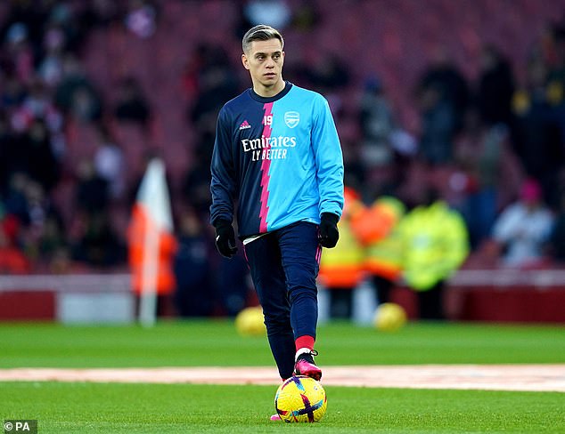 New Arsenal signing Leandro Trossard is named on the BENCH by Mikel Arteta against Man United