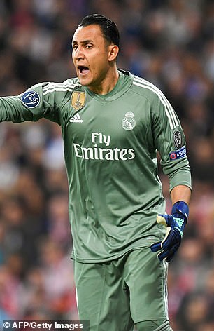 Navas won the Champions League three times during his spell with Real Madrid