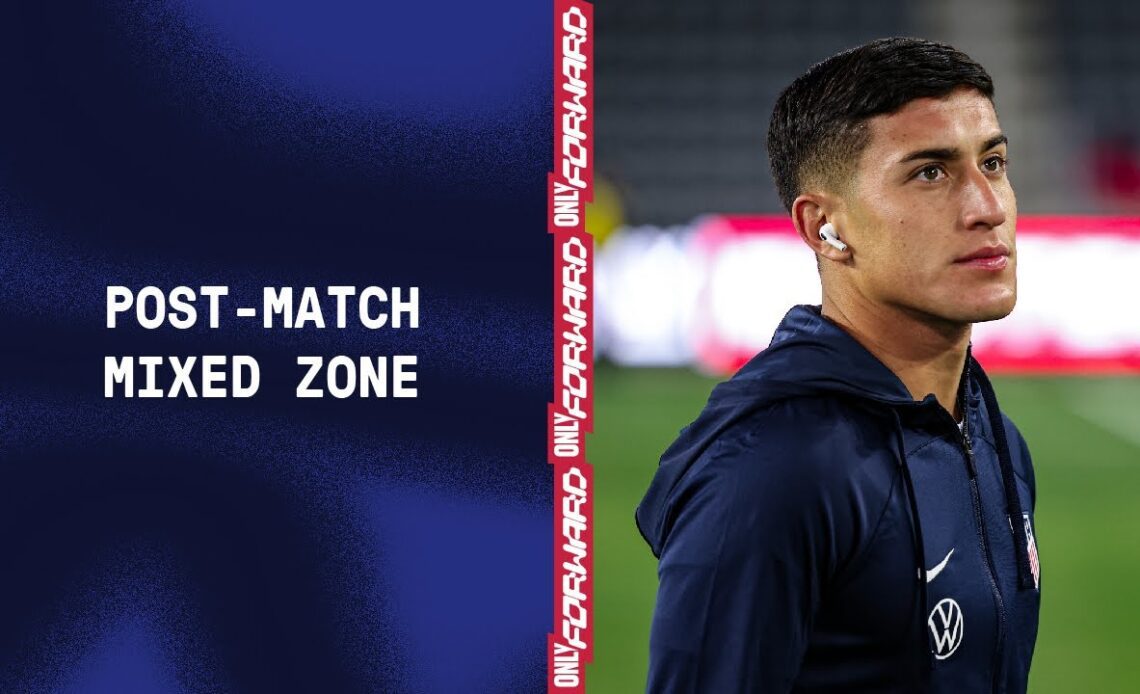 POST-MATCH MIXED ZONE: Alex Zendejas | USMNT vs. Serbia | January 25, 2023