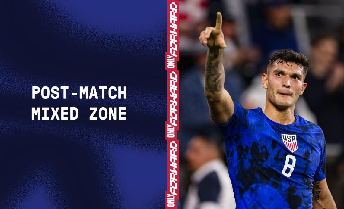 POST-MATCH MIXED ZONE: Brandon Vazquez | USMNT vs. Serbia | January 25, 2023