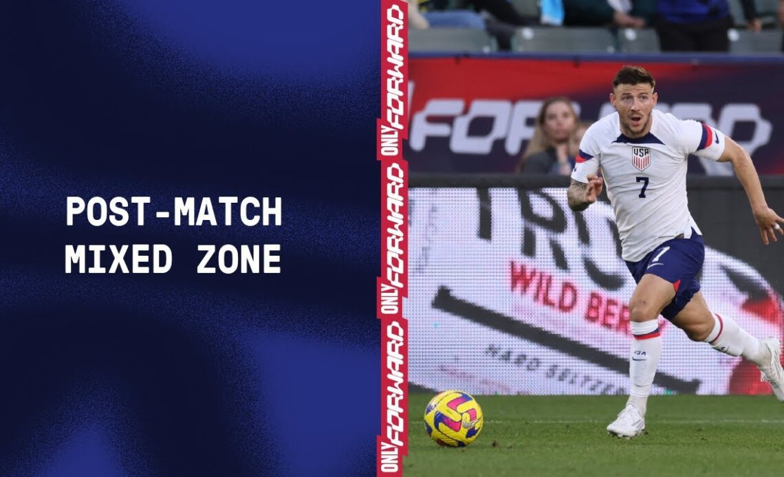 POST-MATCH MIXED ZONE: Paul Arriola | USMNT vs. Colombia | January 28, 2023