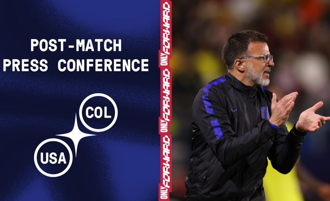 POST-MATCH PRESS CONFERENCE: Anthony Hudson | USMNT vs. Colombia | January 28, 2023