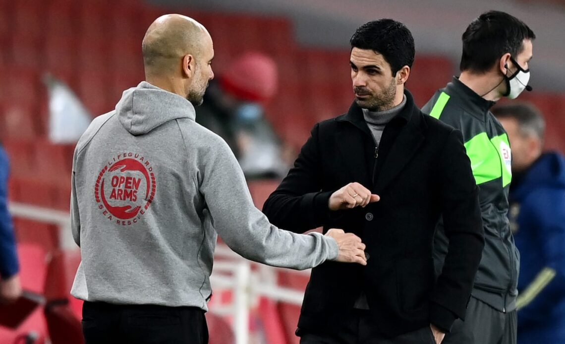 Pep Guardiola slams 'bulls**t' claims over role in Mikel Arteta & Arsenal's success