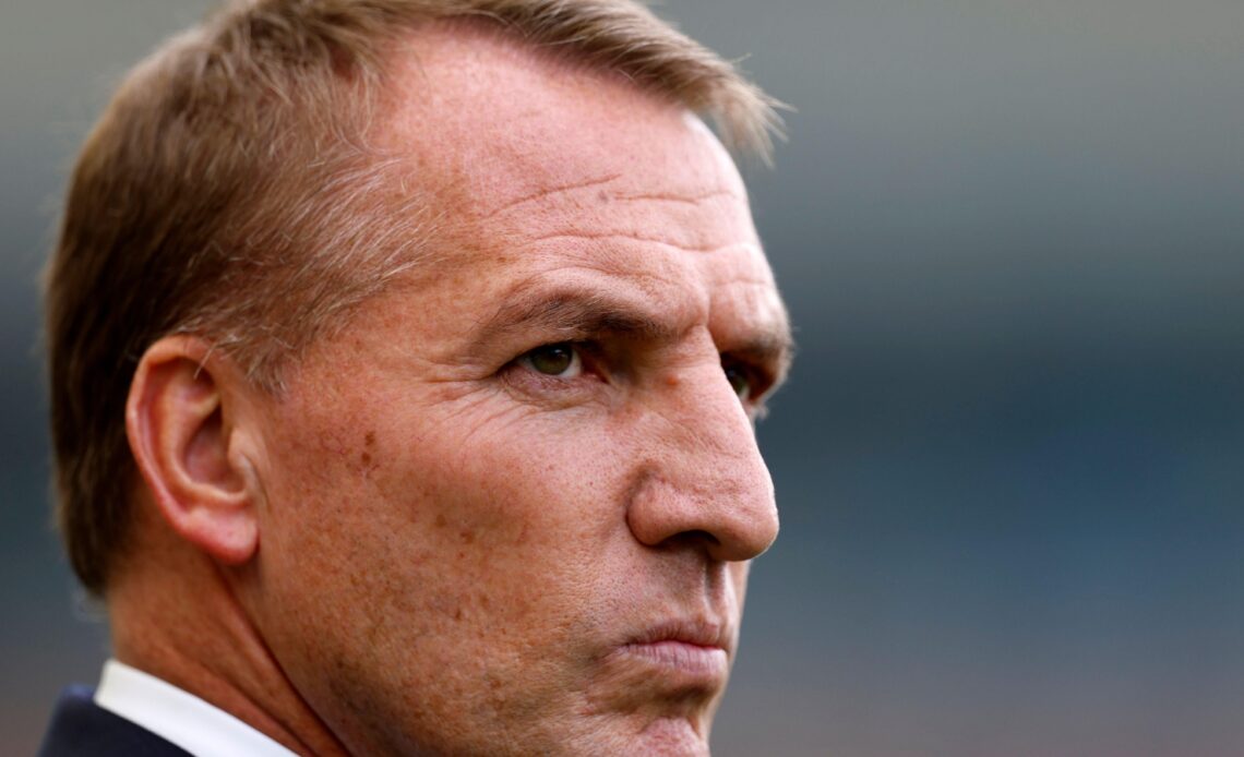 Brendan Rodgers during a match