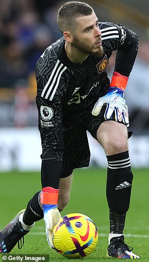 David de Gea's Manchester United contract is due to expire in the summer
