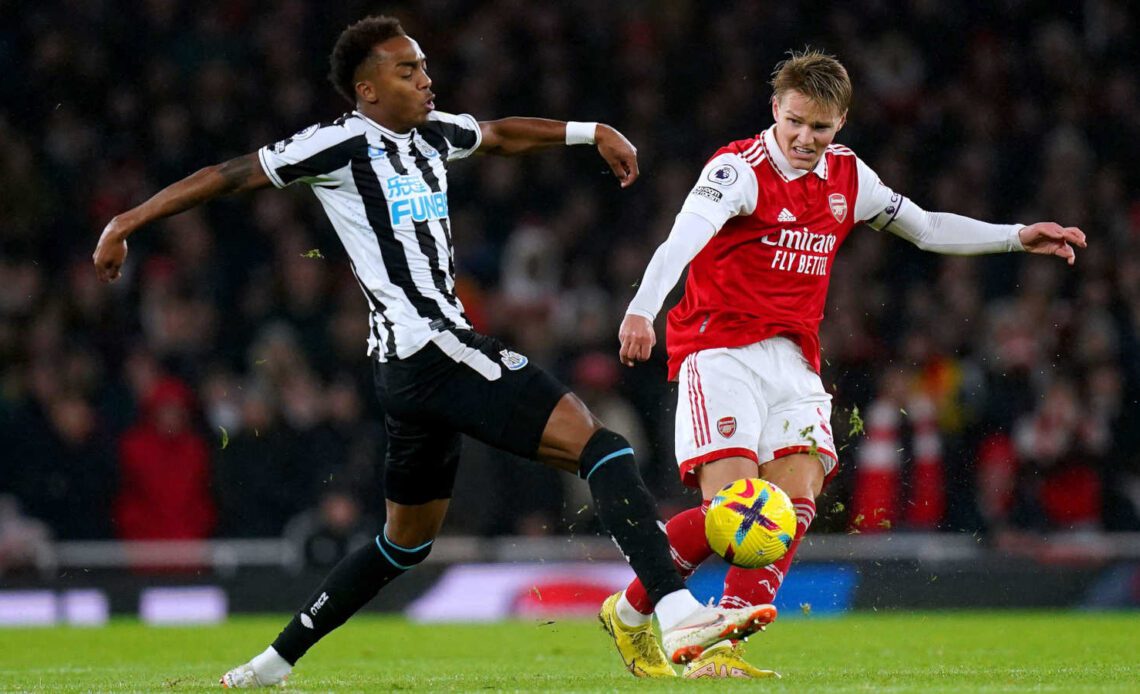 Arsenal play Newcastle United in the Premier League