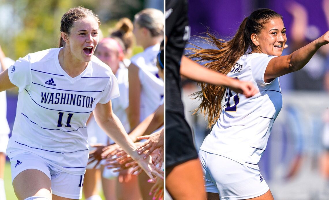 UW’s Holmes, Yates Selected in NWSL College Draft