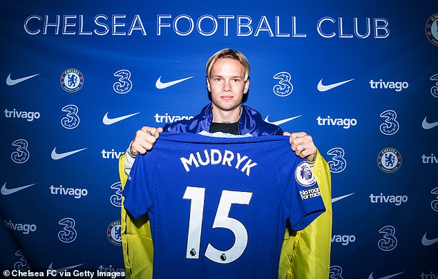 Mykhailo Mudryk completed his huge £88million move to Chelsea earlier this month
