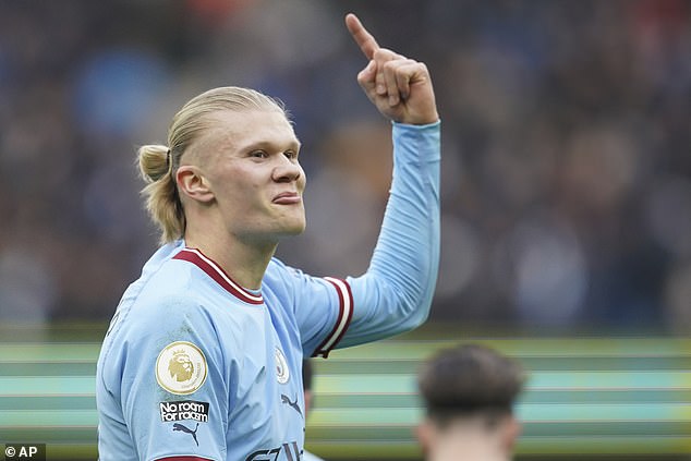 An Erling Haaland hat-trick helped Manchester City thrash Wolves 3-0 on Sunday afternoon