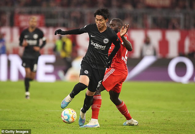 Japan international Daichi Kamada is also an option with United making an enquiry to Frankfurt