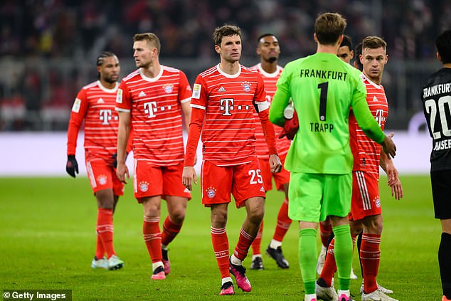 Bayern are top of the Bundesliga table but have not won a game since before the World Cup