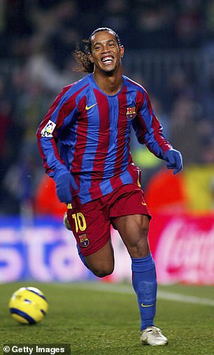 Ronaldinho spent five illustrious years at Barcelona