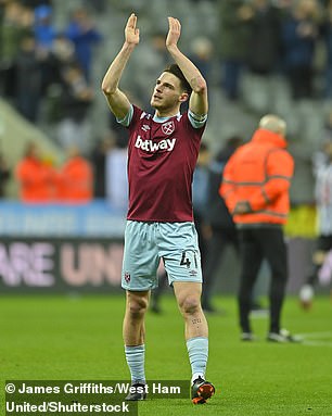 Rice inherited the armband from Noble at the end of last season