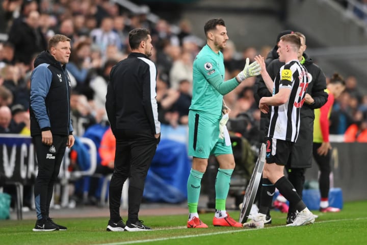 Martin Dubravka, Elliot Anderson, Eddie Howe