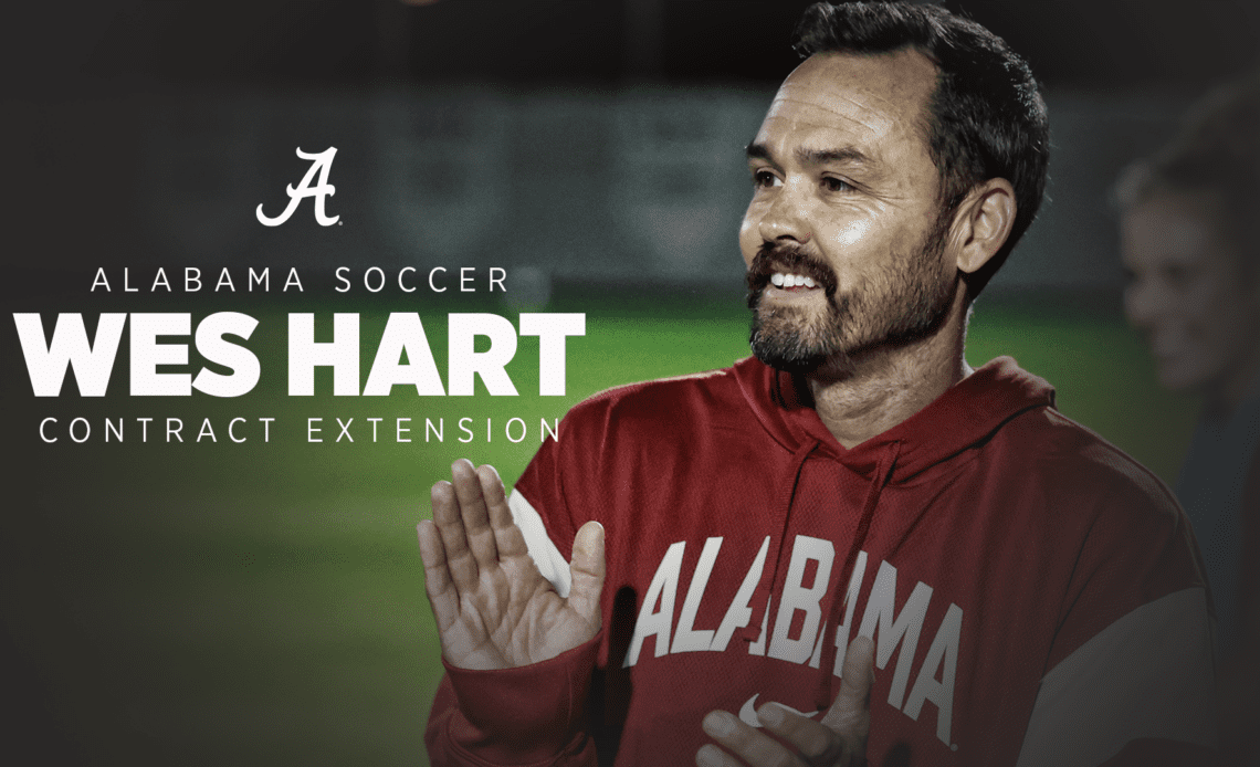 Alabama Head Soccer Coach Wes Hart Extended Through 2027